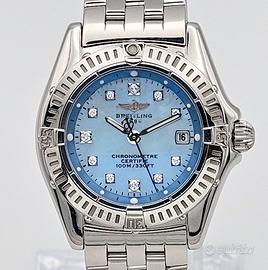 BREITLING CALLISTINO REF.A72345 ACCIAIO DIAMANTI