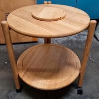Tavolino tondo in legno