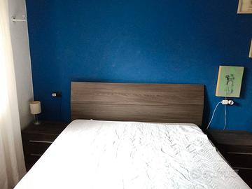 Letto matrimoniale contenitore 160x190 + 2 comodin