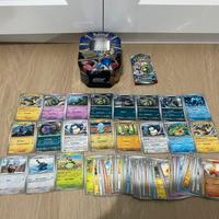 268 carte Pokémon tin e mini tin da collezione
