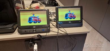 Lettore DVD TREVI TW 7005 9 pollici doppio schermo