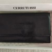 Portafoglio donna  Cerruti 1881 pelle nera 