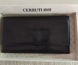 Portafoglio donna  Cerruti 1881 pelle nera 