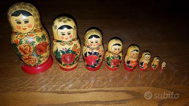 Bambola Matrioska vintage anni '80