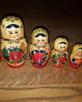 Bambola Matrioska vintage anni '80
