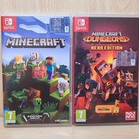 2 giochi di Minecraft pe4 Nintendo switch e Oled