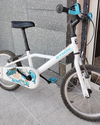 MTB bimbo Btwin 500 16' 3 / 6 anni + casco omaggio