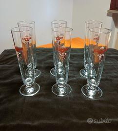 6 BICCHIERI BIRRA ELEPHANT – CARLSBERG DA 0,2 cl