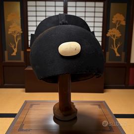Antico kanmuri Giappone fine 800 raro cappello