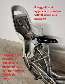 Seggiolino Posteriore Bambini Bici Portapacchi POL