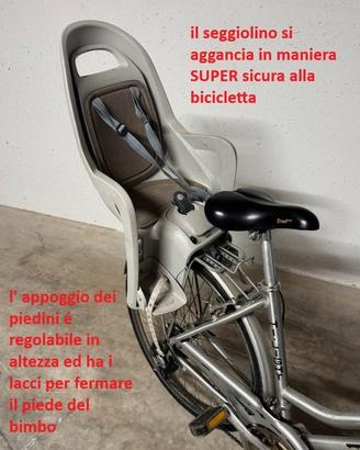 Seggiolino Posteriore Bambini Bici Portapacchi POL