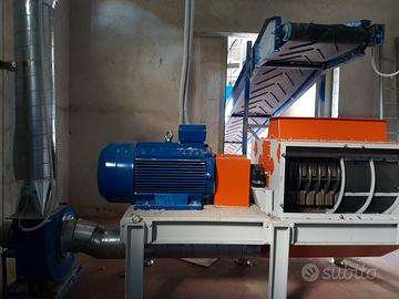 Impianto per la pellettizzazione