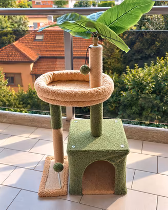Tiragraffi con foglie decorative
