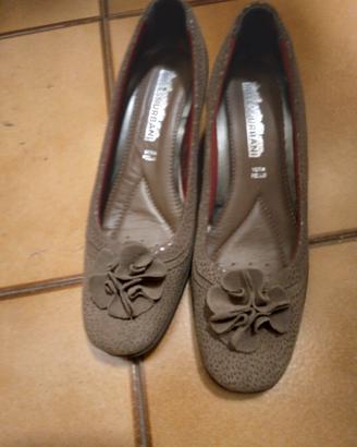 scarpe ballerine donna marrone