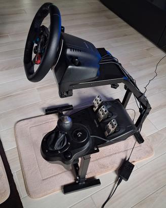Logitec G29 completo di struttura x PS 3 - 4 e PC