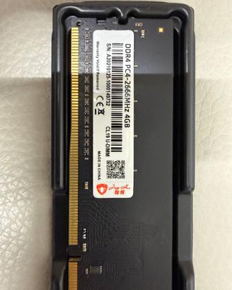 Ram Ddr4 4Gb 2400Mhz PC4 Computer fisso