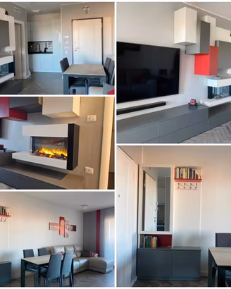 Soggiorno parete attrezzata o completa