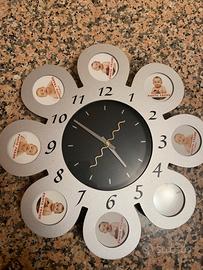 Orologio da parete con foto ricordo Primo anno