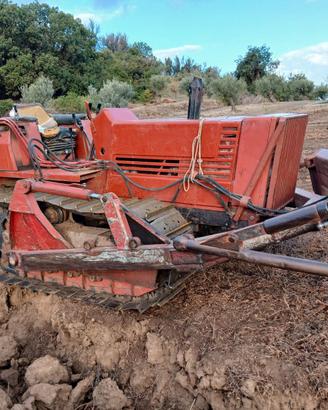 Trattore cingolato FIAT 855c + Lama apripista
