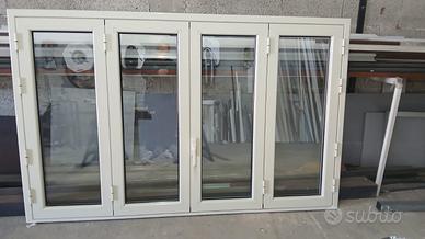 FINESTRA 4 ANTE ALLUMINIO TAGLIO TERMICO