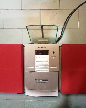 Compatto stereo Sony radio cassetta lettore CD