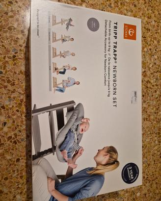 Tripp trapp stokke completo con set new born