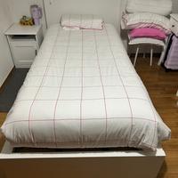 Letto singolo 90x200 con cassetti laterali