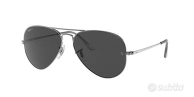 Natale idea Rayban orig.argento + custodia