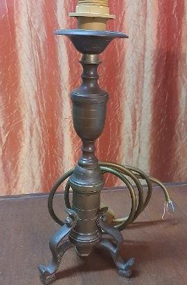 Candeliere antico ottone