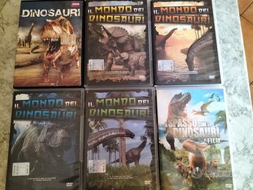 6 DVD originali dinosauri 