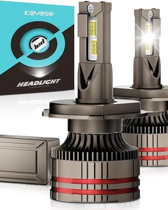 KOYOSO Lampadine H4 LED 160W 32000LM Kit Lampada S