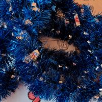 Festoni Natale Blu e Argento.