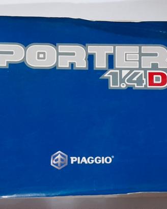 Libretto d'uso e manutenzione Porter 1.4 D Piaggio