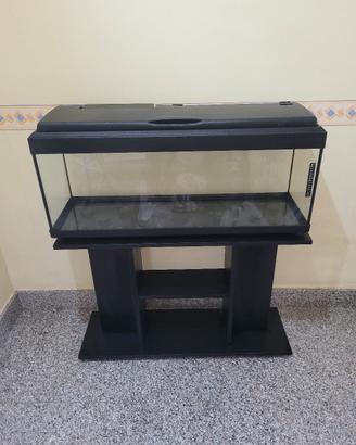 acquario 117 litri +supporto mobiletto +accessori