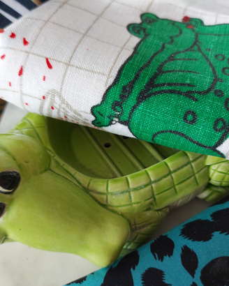 Il coccodrillo in cucina come fa?