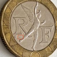 10 Francs 1991 anomalia/microvariante