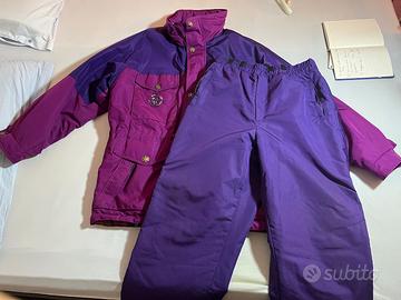 Completo viola da sci per uomo