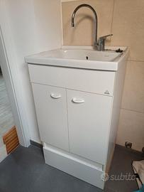 Lavatoio lavabo in ceramica con mobile