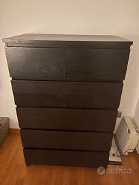 Cassettiera IKEA MALM 80x123x48 Smontata
