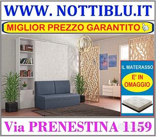 Letto a Scomparsa DOLLY 1p&1/2 + MATERASSO OMAGGIO