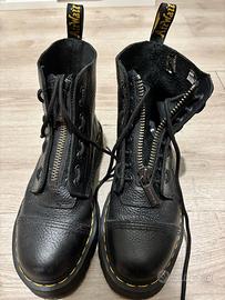 Doctor Martens platform in nappa lavorata Sinclair