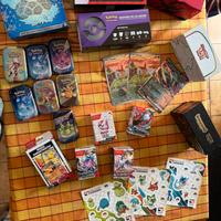 Lotto Carte e cofanetti Pokemon
