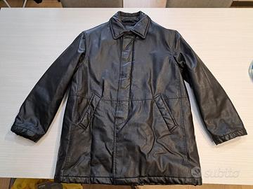 Giacca in pelle Vintage, taglia M,Linea di Confine