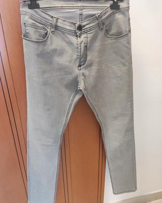 JEANS GRIGIO ZARA TAGLIA 42 UOMO 