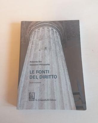 Libro "Le Fonti del Diritto"