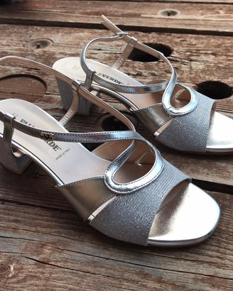 Sandalo scarpa valleverde donna argento 39