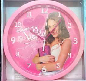 Violetta - Orologio da parete rosa