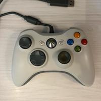 CONTROLLER XBOX 360 MICROSOFT CON CAVO BIANCO