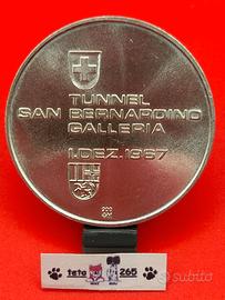 1967 Medaglia d'argento Svizzera Ag 900 15g