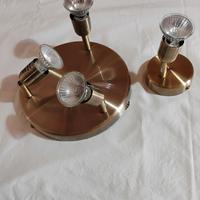 plafoniera a 3 luci led+1 luce 